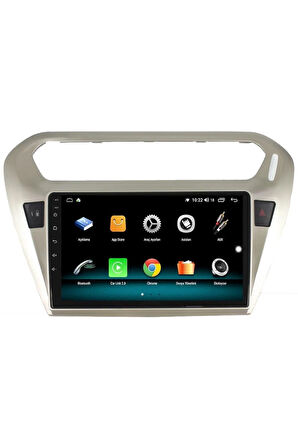 PEUGEOT 301 ANDROİD 10 MULTİMEDYA CARPLAY 2GB RAM + 32GB HDD NAVİGASYON EKRAN