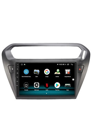 CİTROEN C-ELYSEE ANDROİD 10 MULTİMEDYA CARPLAY 2GB RAM + 32GB HDD NAVİGASYON EKRAN