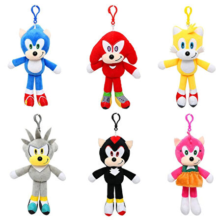 Sarı Sonic 20cm Peluş Askılı Peluş Sonic ve Arkadaşları