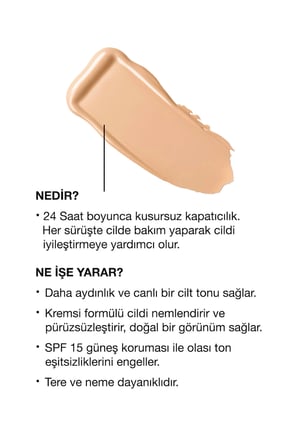 Even Better™ Doğal Bitişli Fondöten Spf 15 - Renk: Wn 16 Buff 30ml | C Vitamini