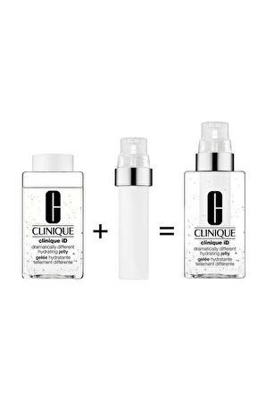 Clinique ID Dramatically Different Hydrating Jelly 115 ml+Aktif Kartuş Düzensiz Cilt Tonu 10 ml