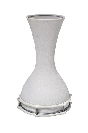 Saz 850k-wt Alüminyum Darbuka Krokodil Beyaz 23.5cm