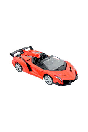 1:18 Sports Car Kumandalı Pilli Araba Drift Spor Kırmızı ve Mavi