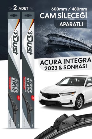Acura Integra 2023-Sonrası Uyumlu Silecek Takımı 600MM/480MM S13