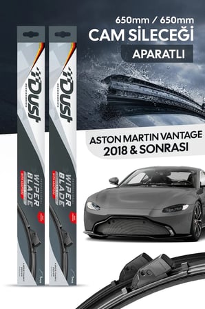 Aston Martin Vantage(Coupe) 2018-Sonrası Uyumlu Silecek Takımı 650MM/650MM S13