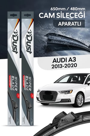 Audi A3 2013-2020 Uyumlu Silecek Takımı 650MM/480MM S13