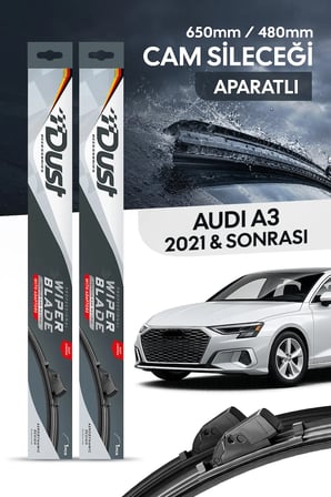 Audi A3 2021-Sonrası Uyumlu Silecek Takımı 650MM/480MM S13