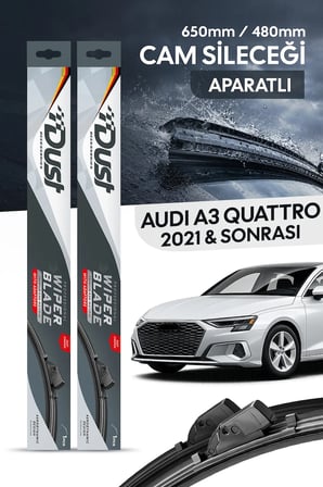 Audi A3 Quattro 2021-Sonrası Uyumlu Silecek Takımı 650MM/480MM S13