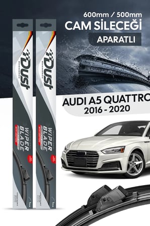 Audi A5 Quattro 2016-2020 Uyumlu Silecek Takımı 600MM/500MM S13