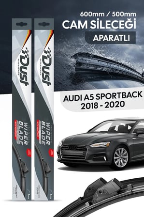 Audi A5 Sportback 2018-2020 Uyumlu Silecek Takımı 600MM/500MM S13