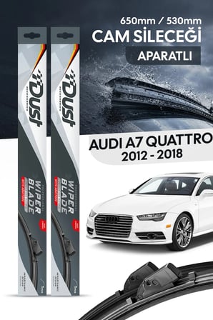 Audi A7 Quattro 2012-2018 Uyumlu Silecek Takımı 650MM/530MM S13