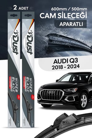 Audi Q3 2019-Sonrası Uyumlu Silecek Takımı 600MM/500MM S13