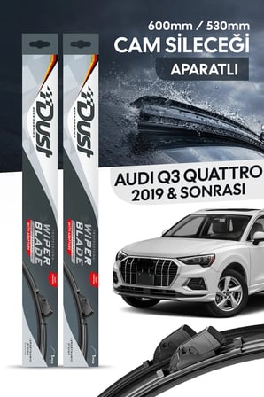 Audi Q3 Quattro 2019-Sonrası Uyumlu Silecek Takımı 600MM/530MM S13