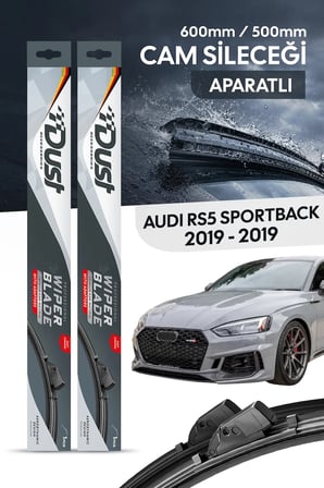 Audi RS5 Sportback 2019-2019 Uyumlu Silecek Takımı 600MM/500MM S13