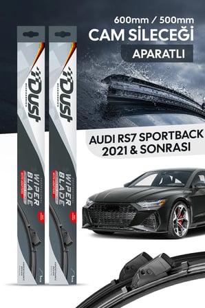 Audi RS7 Sportback 2021-Sonrası Uyumlu Silecek Takımı 600MM/500MM S13