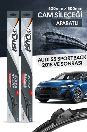 Audi S5 Sportback 2018-Sonrası Uyumlu Silecek Takımı 600MM/500MM S13