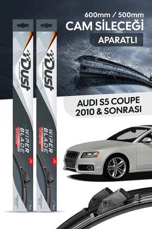 Audi S5（Cabrio） 2010-Sonrası Uyumlu Silecek Takımı 600MM/530MM S13