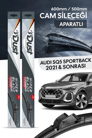 Audi SQ5 Sportback 2021-Sonrası Uyumlu Silecek Takımı 600MM/500MM S13