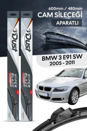 BMW 3 serisi(E91) SW 2005-2011 Uyumlu Silecek Takımı 600MM/480MM S16