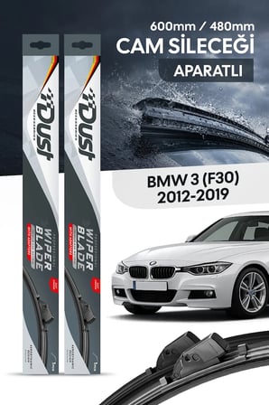 BMW 3 serisi F30 sedan 2012-Sonrası Uyumlu Silecek Takımı 600MM/480MM S7