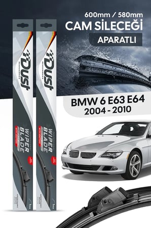 BMW 6 serisi E63 E64 2004-2010 Uyumlu Silecek Takımı 600MM/580MM S7