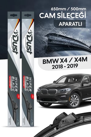 BMW X4/X4M 2018-2019 Uyumlu Silecek Takımı 650MM/500MM S18