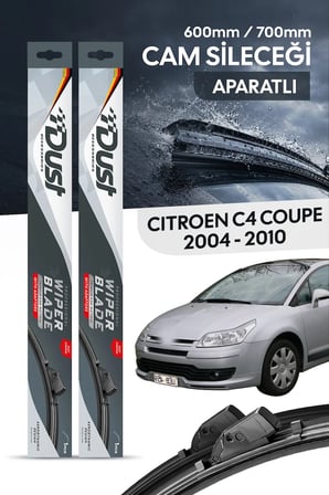 Citroen C4 coupe 2004-2010 Uyumlu Silecek Takımı 600MM/700MM S7