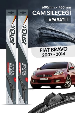Fiat Bravo 2007-2014 Uyumlu Silecek Takımı 600MM/450MM S11-L