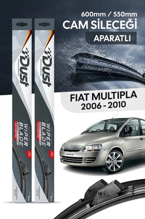 Fiat Multipla 2006-2010 Uyumlu Silecek Takımı 600MM/550MM S7