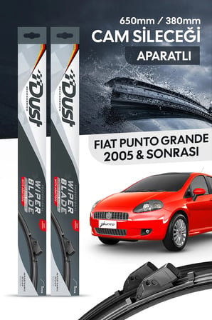 Fiat Punto Grande 2005-Sonrası Uyumlu Silecek Takımı 650MM/380MM S7