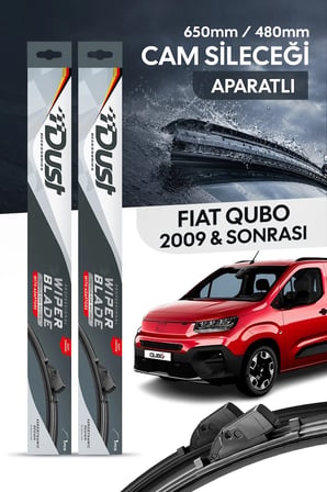 Fiat Qubo 2009-Sonrası Uyumlu Silecek Takımı 650MM/480MM S9