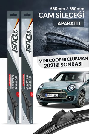 Mini Cooper Clubman 2021-Sonrası Uyumlu Silecek Takımı 550MM/550MM S13