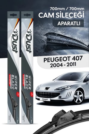 Peugeot 407 2004-2011 Uyumlu Silecek Takımı 700MM/700MM S16