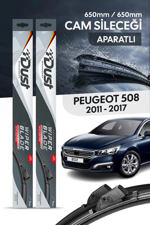 Peugeot 508 2011-2017 Uyumlu Silecek Takımı 650MM/650MM S11-L