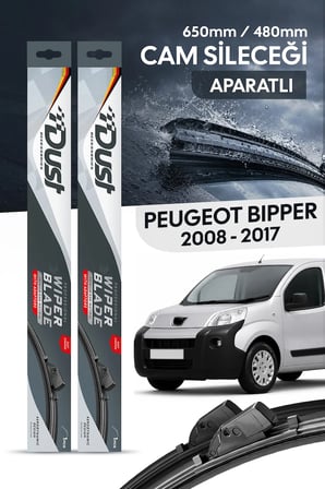 Peugeot Bipper 2008-2017 Uyumlu Silecek Takımı 650MM/480MM S9