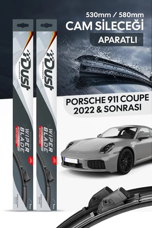 Porsche 911（coupe） 2022-Sonrası Uyumlu Silecek Takımı 530MM/550MM S13