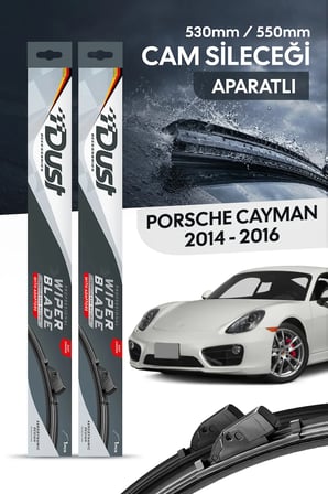 Porsche Cayman 2014-2016 Uyumlu Silecek Takımı 530MM/550MM S13