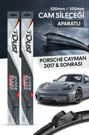 Porsche Cayman 2017-Sonrası Uyumlu Silecek Takımı 530MM/580MM S13