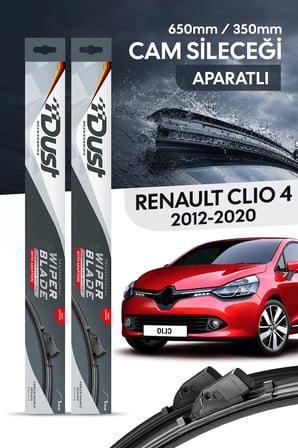 Renault Clio 4 2012-2020 Uyumlu Silecek Takımı 650MM/350MM S9