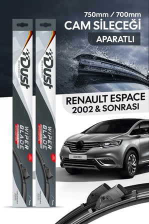Renault Espace 2002-Sonrası Uyumlu Silecek Takımı 750MM/700MM S16