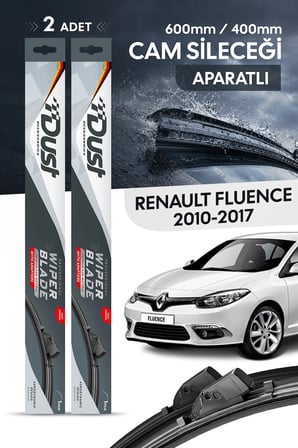 Renault Fluence 2010-2017 Uyumlu Silecek Takımı 600MM/400MM S9