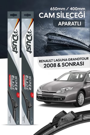 Renault Laguna Grandtour 2008-Sonrası Uyumlu Silecek Takımı 650MM/400MM S9