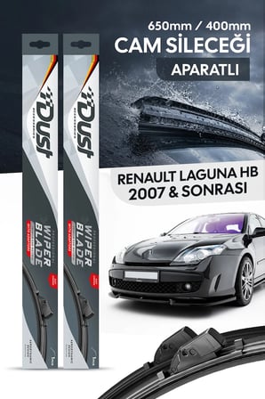 Renault Laguna hatchback 2007-Sonrası Uyumlu Silecek Takımı 650MM/400MM S9