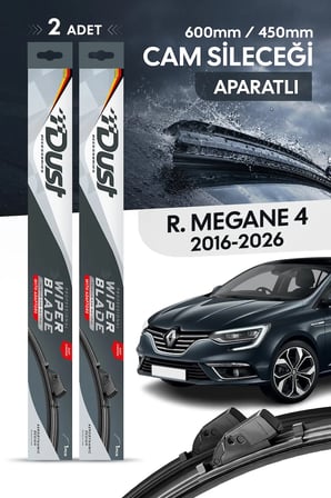 Renault Megane 4 2016-2026 Uyumlu Silecek Takımı 600MM/450MM S9