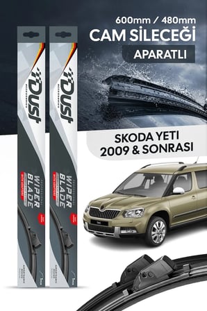 Skoda Yeti 2009-Sonrası Uyumlu Silecek Takımı 600MM/480MM S11-L