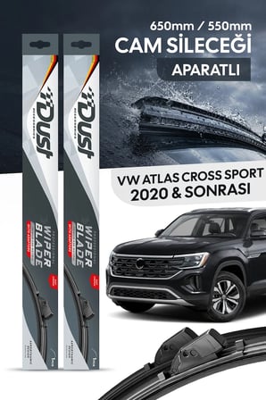 Volkswagen Atlas Cross Sport 2020-Sonrası Uyumlu Silecek Takımı 650MM/550MM S13