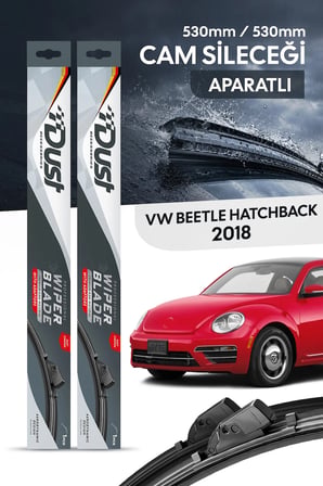 Volkswagen Beetle （hatchback） 2018-2018 Uyumlu Silecek Takımı 530MM/550MM S13