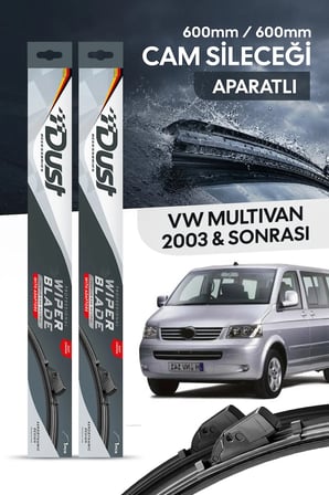 Volkswagen Multivan 2003-Sonrası Uyumlu Silecek Takımı 600MM/600MM S16