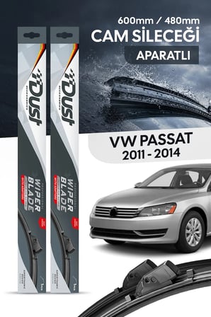 Volkswagen Passat 2011-2014 Uyumlu Silecek Takımı 600MM/480MM S13