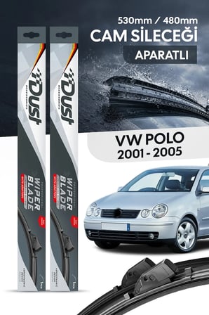 Volkswagen Polo 2001-2005 Uyumlu Silecek Takımı 530MM/480MM S16